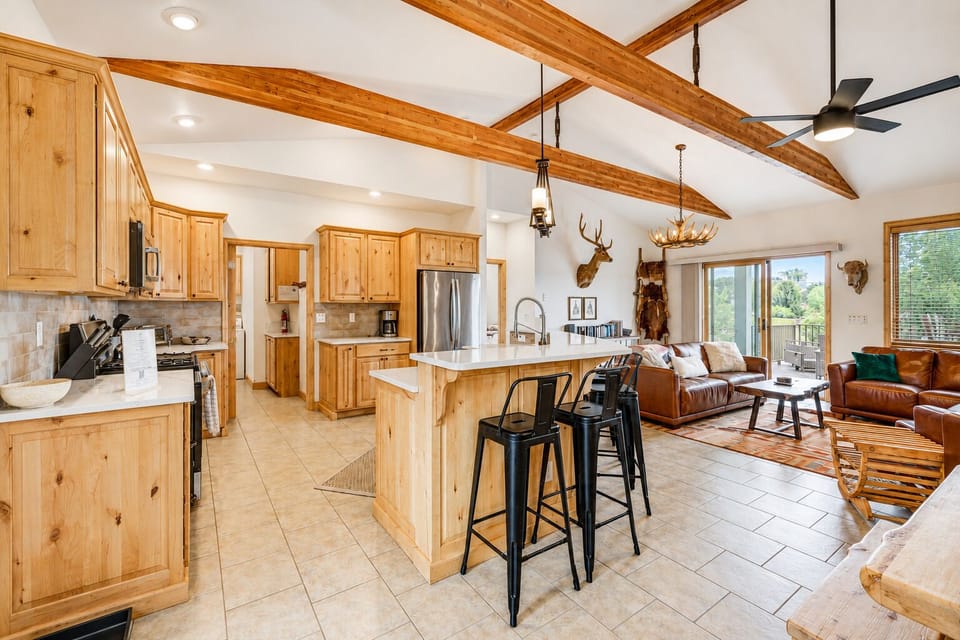 Modern, open-concept kitchen