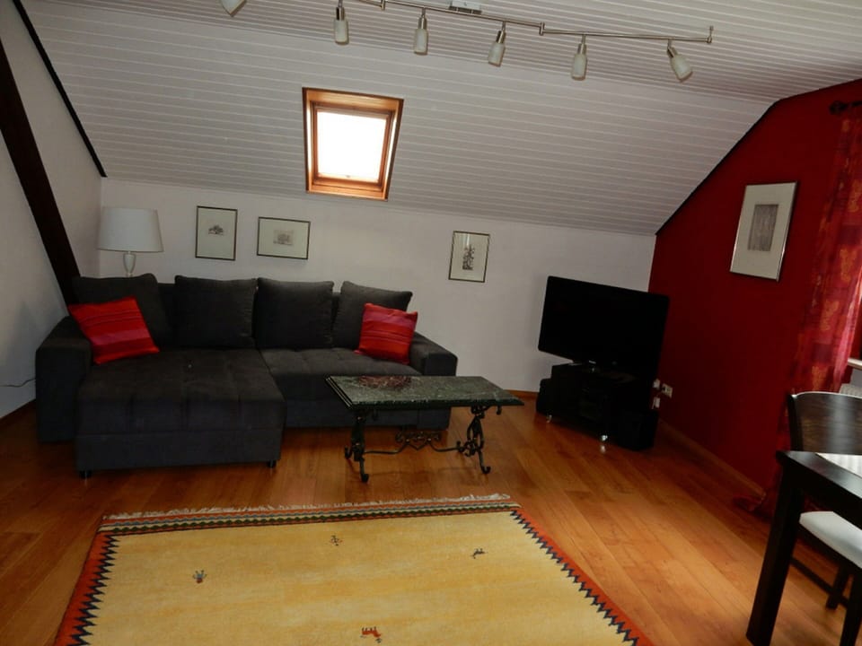 Condo | Living area | 30-inch flat-screen TV with cable channels, TV