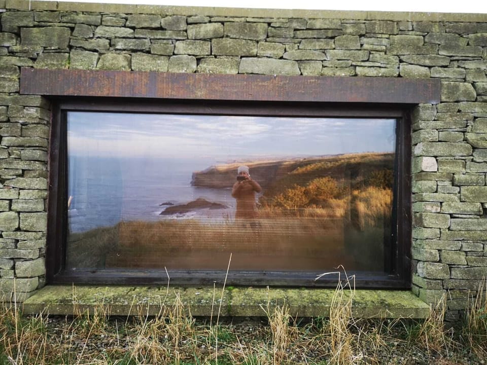 Fowlsheugh viewing shelter - a 15 minute walk