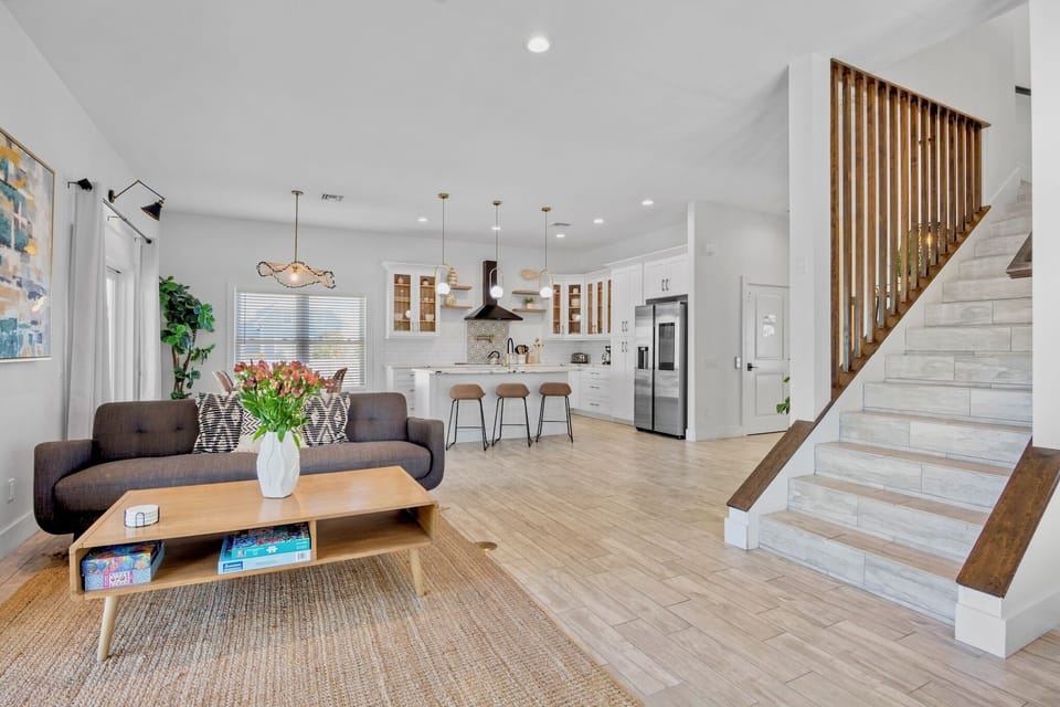 Open living space with comfortable seating