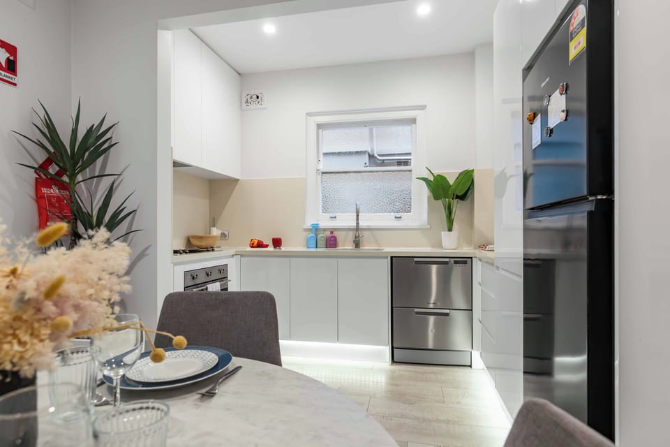 Kitchen and living room