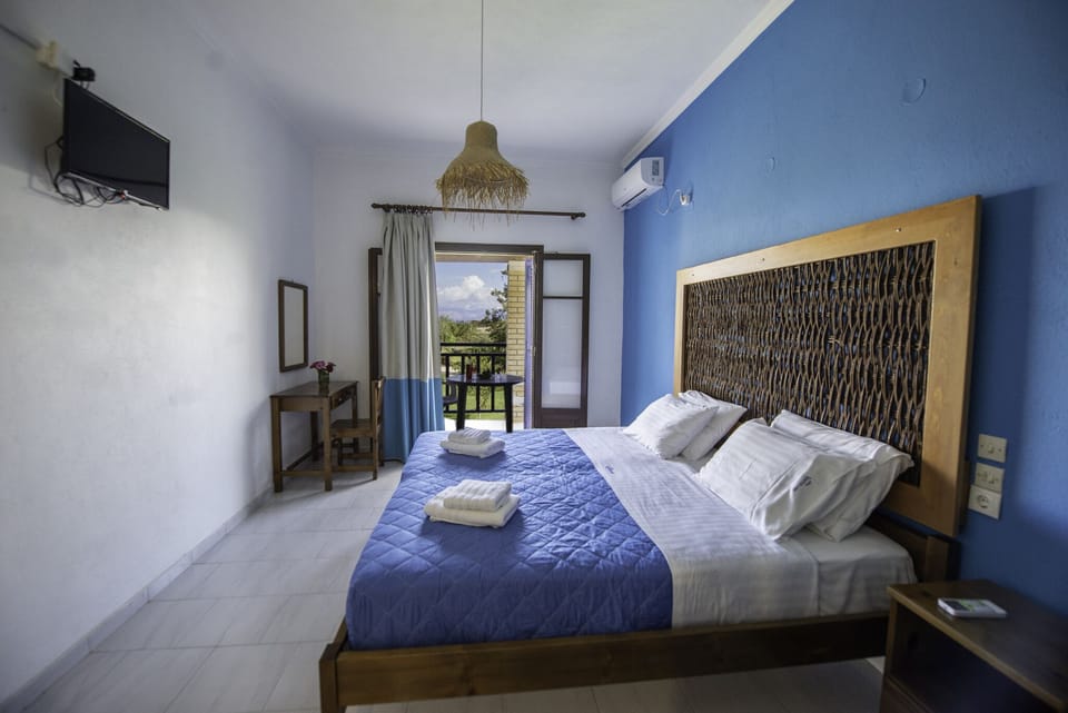 Villa Spyridoula Studio 17 on the Beach Bedroom