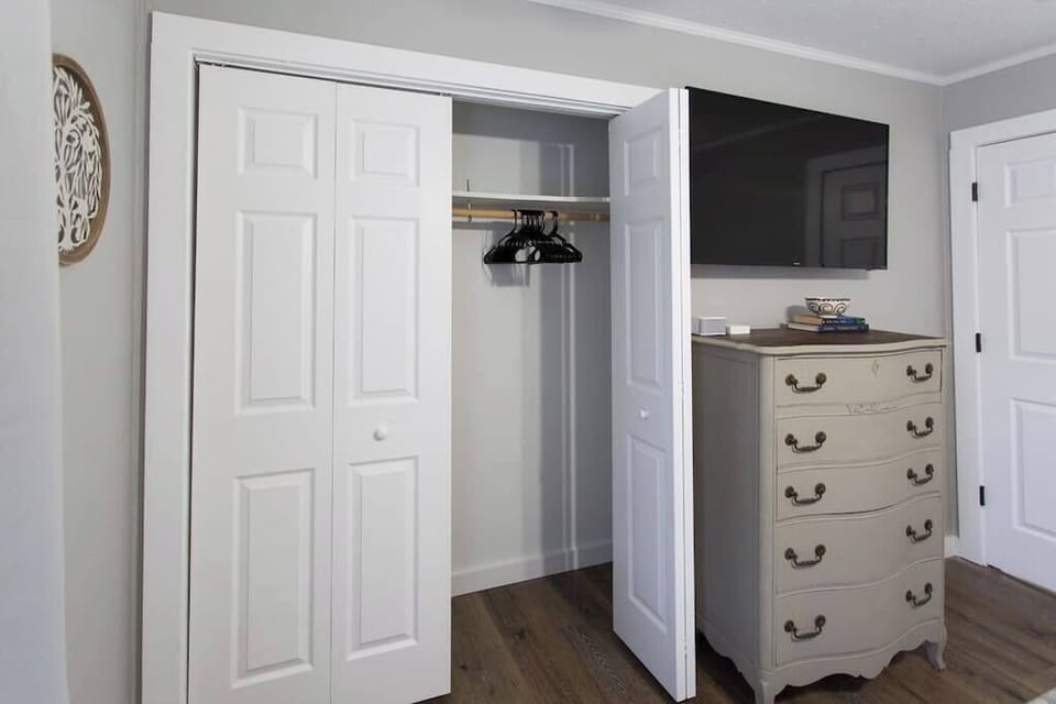 Closets in every bedroom with plenty of drawer space as well.