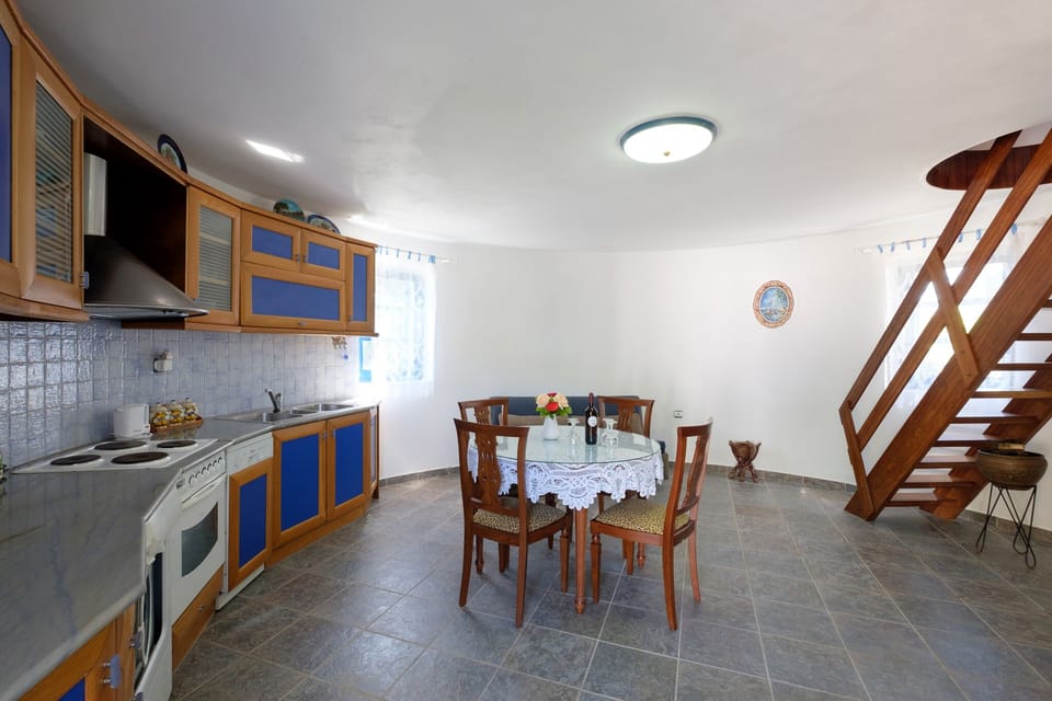 Villa Spyridoula Mill on the Beach Kitchen