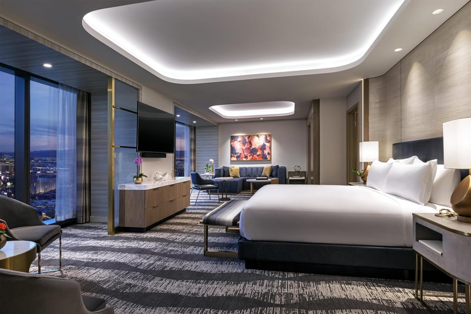 Premium Suite, 2 Bedrooms | Premium bedding, minibar, in-room safe, laptop workspace