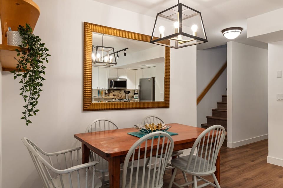 Gather around the table for meals, games, or great conversation.