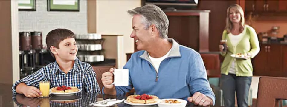 Free daily full breakfast