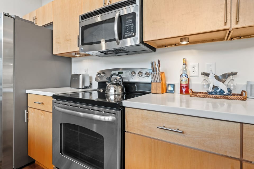 Fully equipped kitchen