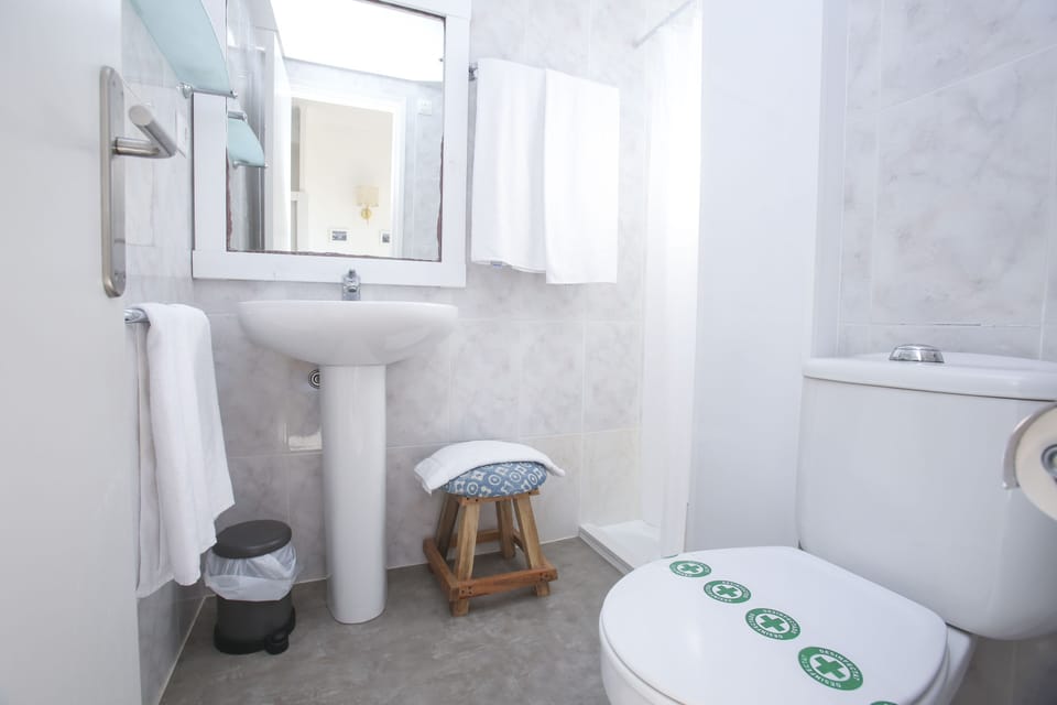 Free toiletries, hair dryer, bidet, towels