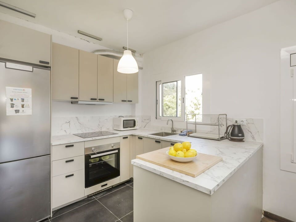 Countertop, Kitchen, Kitchen Appliance, Furniture, Cabinetry, Interior Design, Major Appliance, Flooring, Sink, Kitchen Sink