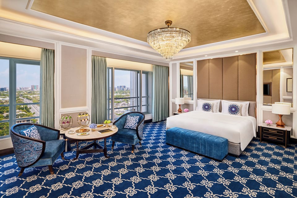 Presidential Suite | Premium bedding, minibar, in-room safe, individually furnished