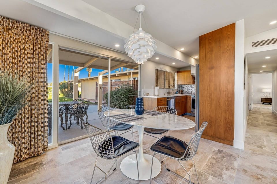 Kitchen and Dining area opens to the spacious back patio!
