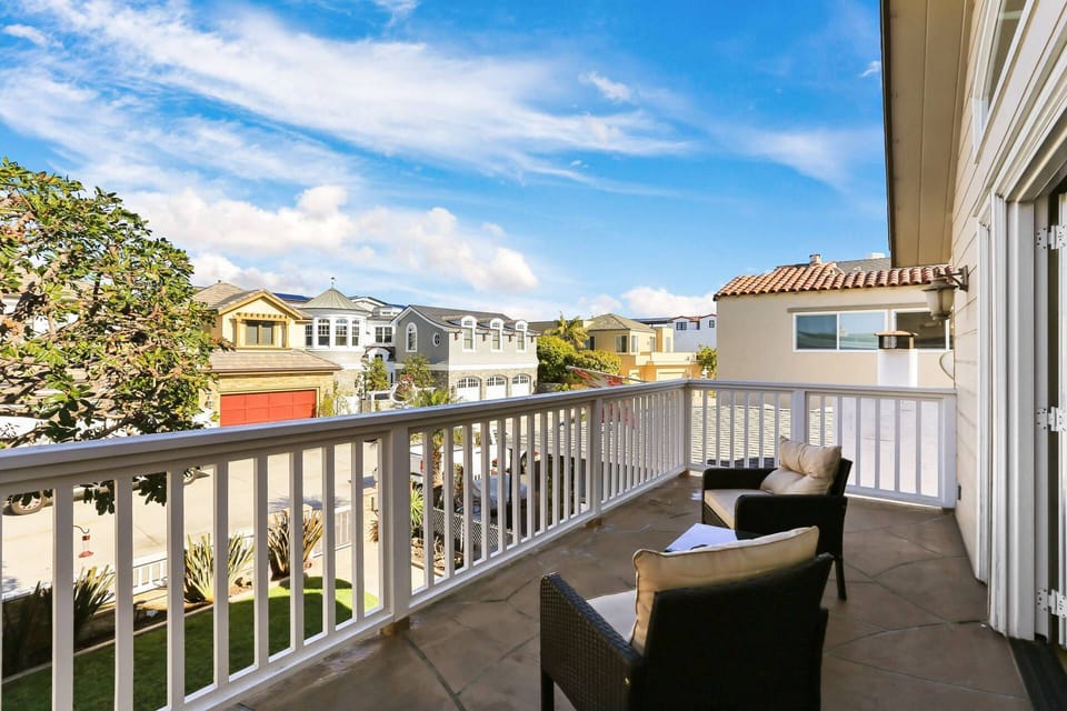 Just outside the master bedroom is a private deck to relax and enjoy the gentle breeze!