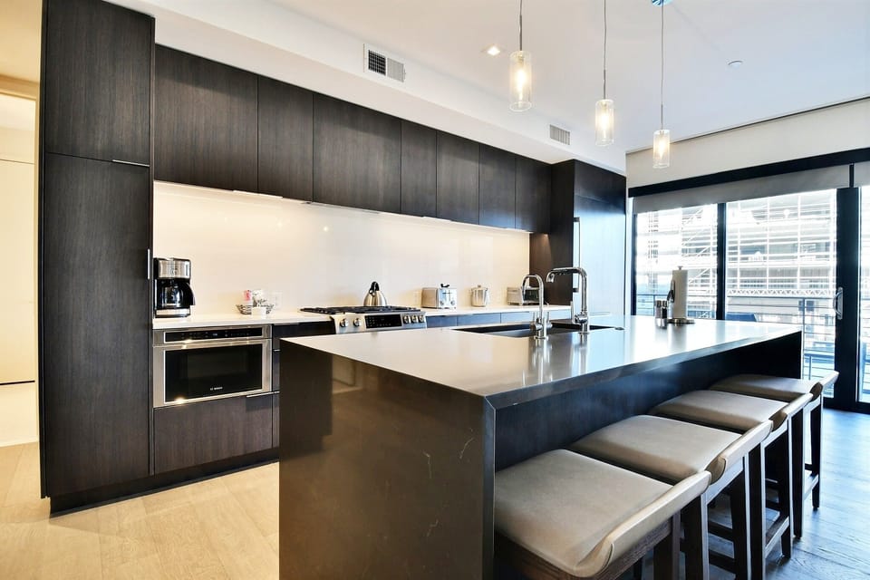 Indoors, Room, Kitchen Island, Kitchen, Furniture