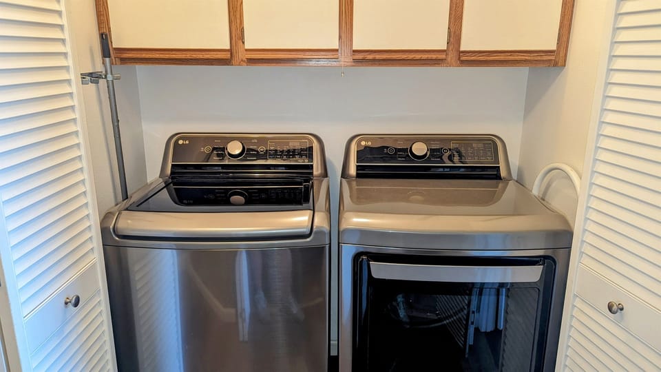 Full size washer and dryer