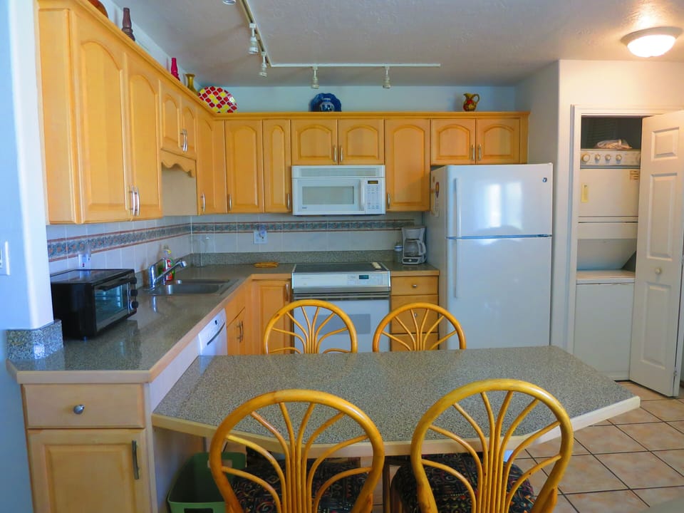 THE UNIT HAS A WASHER AND DRYER