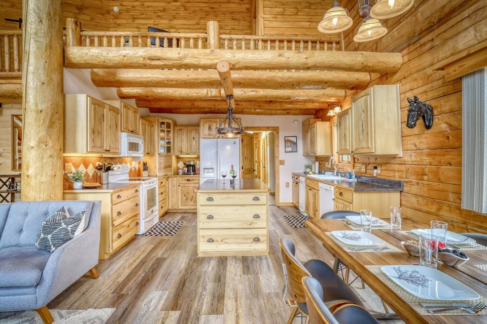 The rustic modern design of this picture-perfect Colorado home is perfect for the family looking to enjoy Pagosa in style. Sleeps 8 and pet friendly.