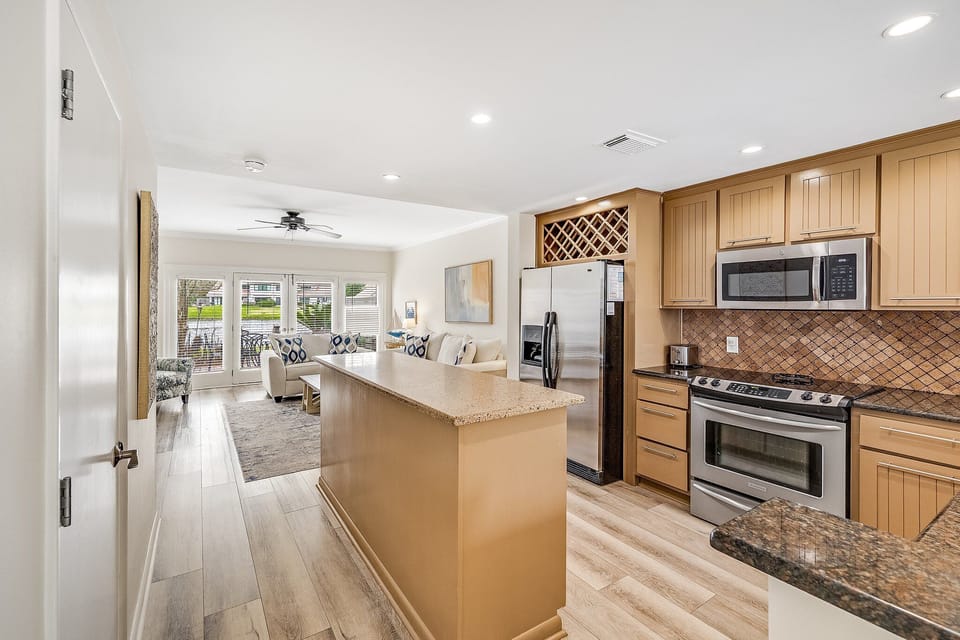 Open Concept Living & Kitchen