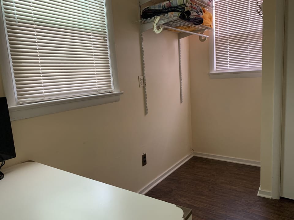 Second Office Space with Mac Computer