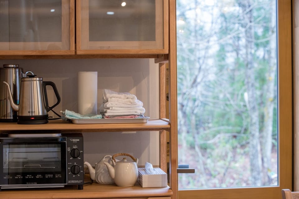 ・ Fully equipped with cooking utensils and tableware karatori