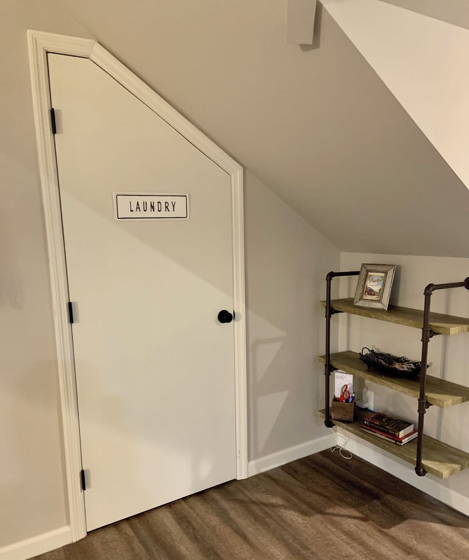 Convenient Laundry Room.  Full Washer and Dryer