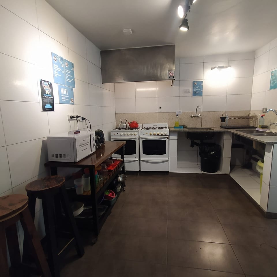 Shared fridge, microwave