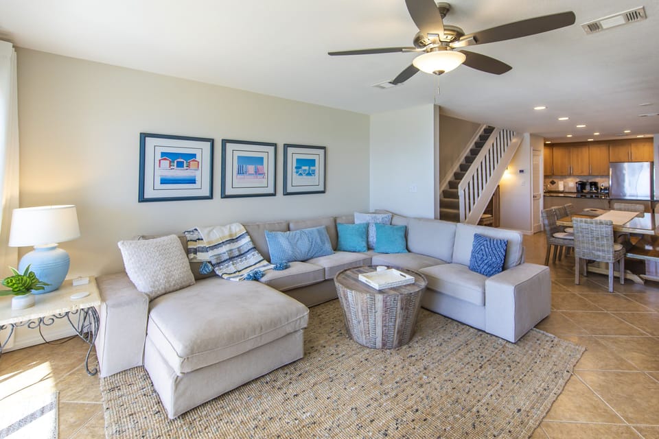 Spacious living room seating!