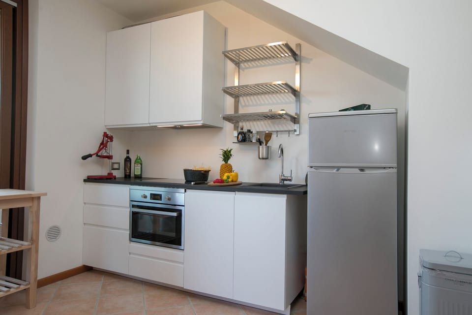 Family Apartment, Multiple Bedrooms (Casa Valtenesi) | Private kitchen | Fridge, oven, stovetop, dishwasher