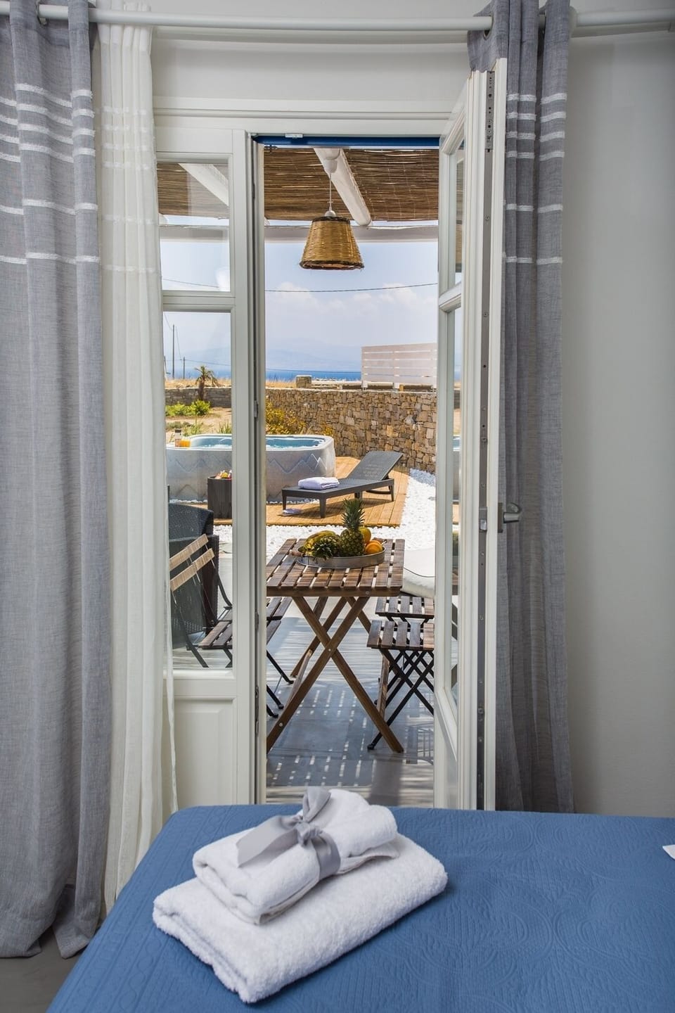 Villa Emily Punda Paros with private pool and private Jacuzzi