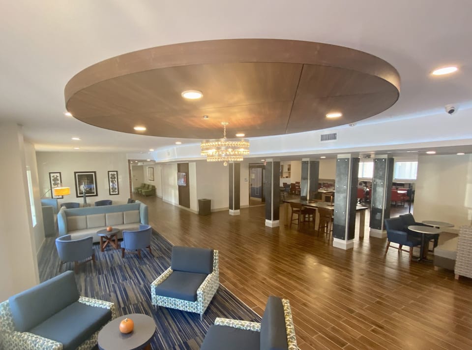 Lobby sitting area