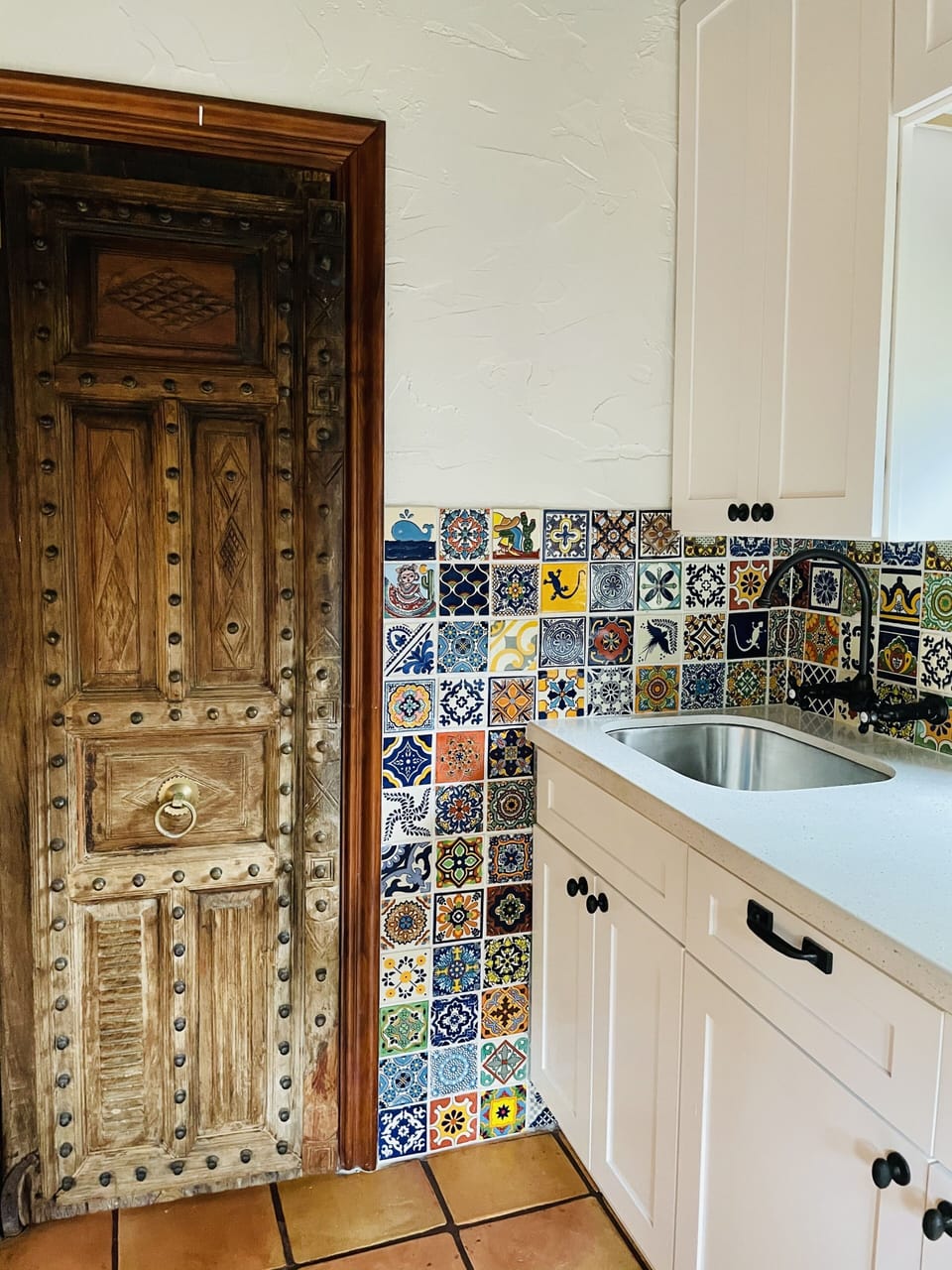 Rustic Antique  Bathroom Door 