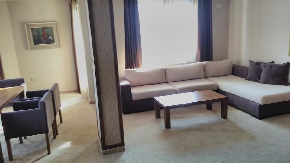 Standard Studio, Balcony | Living area | 25-cm TV with cable channels
