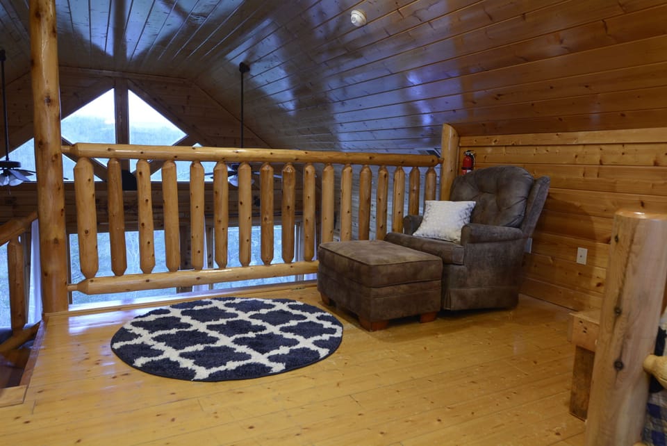 Cozy reading corner