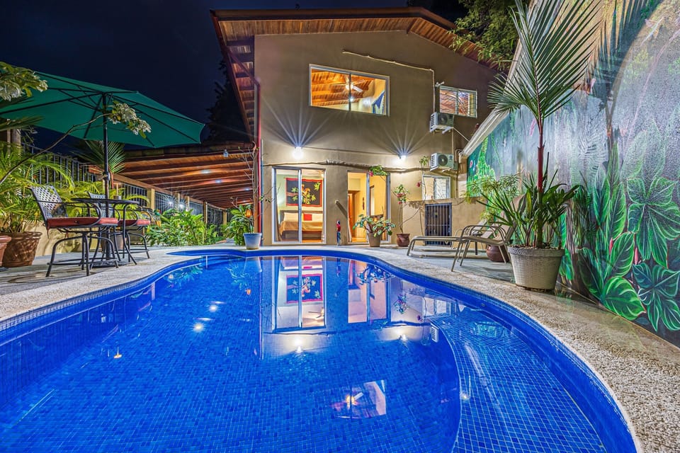 Stunning night pool scene — a perfect way to end the day