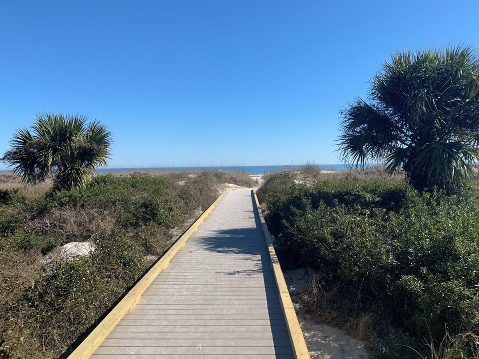 Walkway to the beach