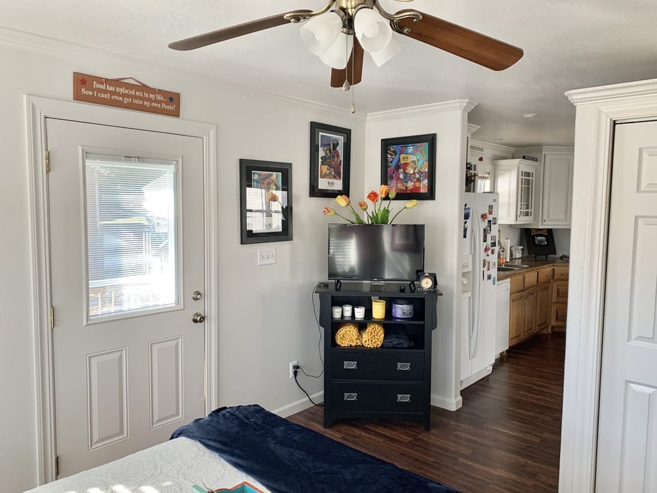 Bedroom with Smart Television
