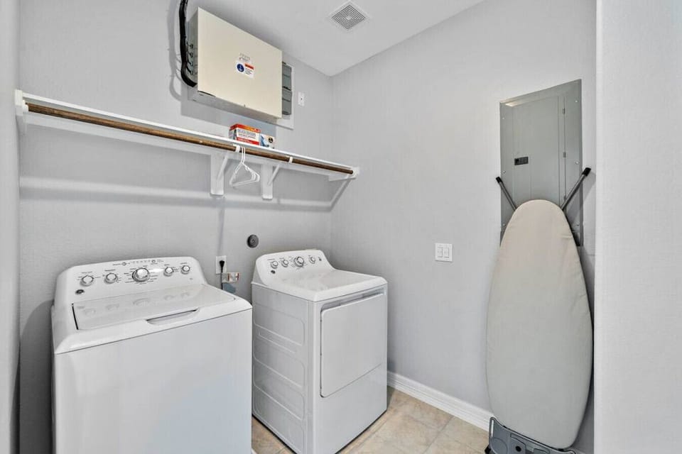 Convenient in-house laundry for a stress-free stay