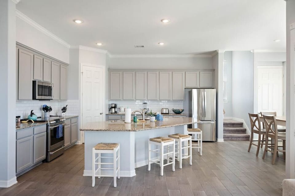 Whip up delicious meals in this charming kitchen