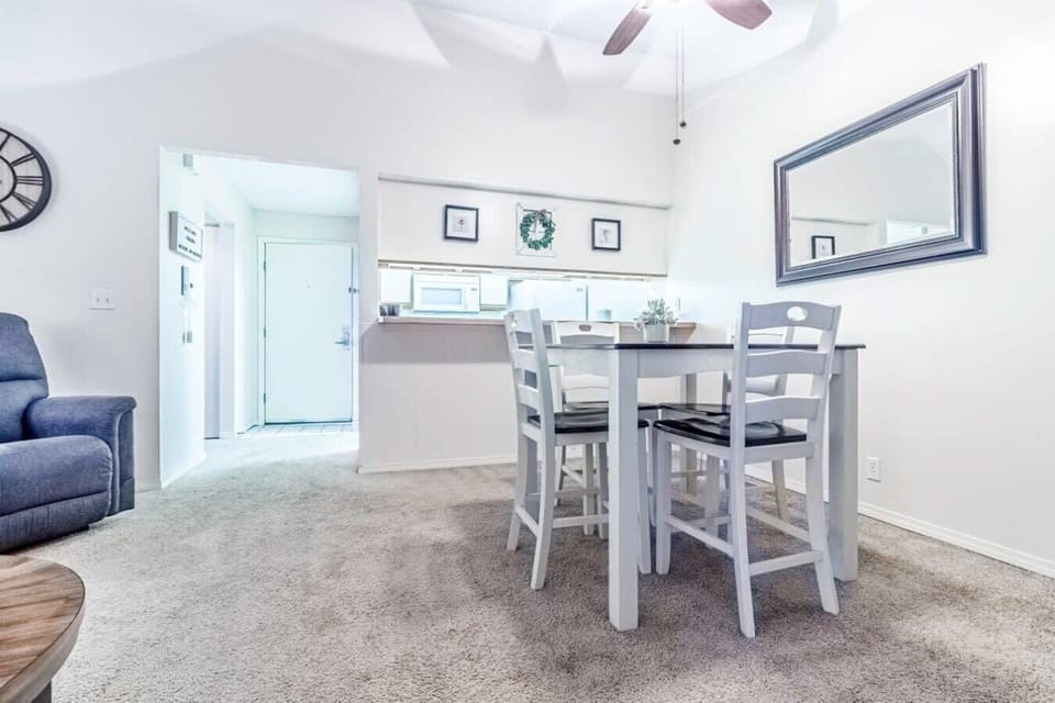 Dining area is located just off the Kitchen.