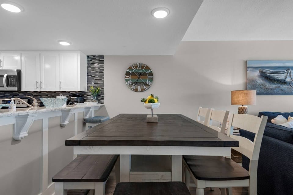 Open dining area