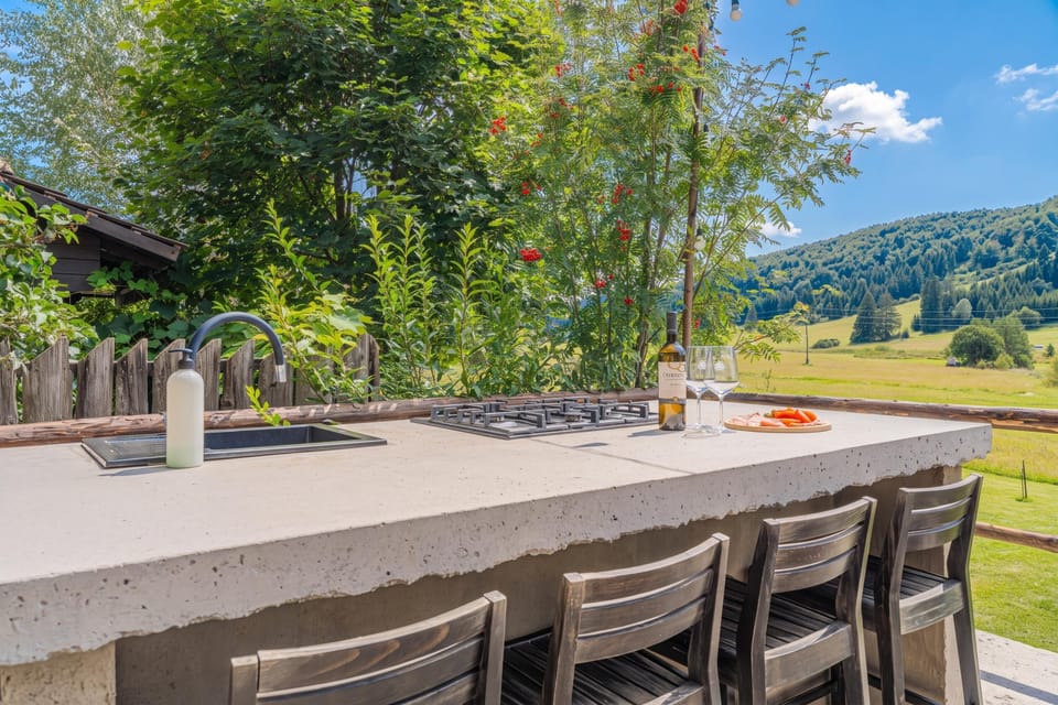 Family Chalet, 1 Bedroom, Balcony, Mountainside (Kraševec Lodge with Garden & Pool) | Property grounds