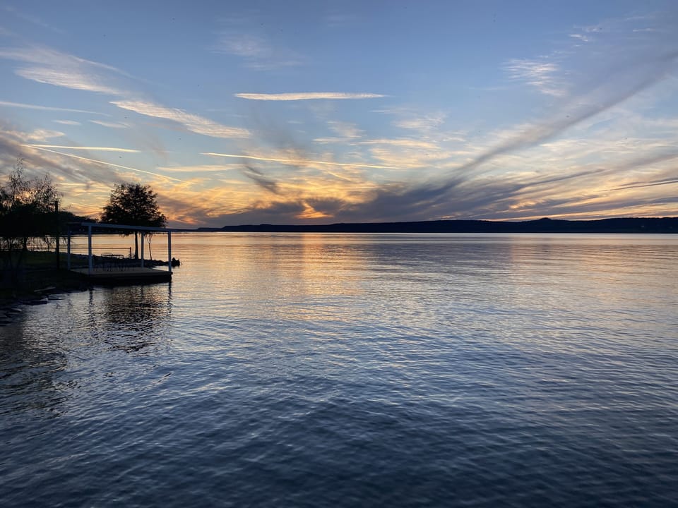 The most beautiful sunsets ever from the back patio. 