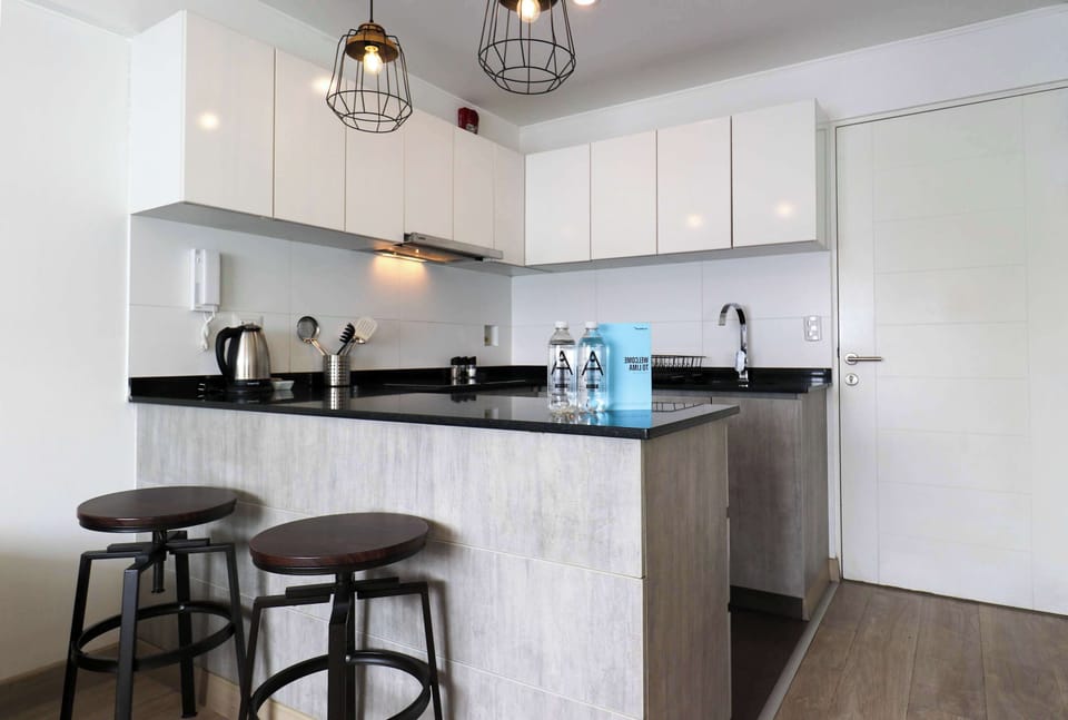 Equipped and elegant kitchen