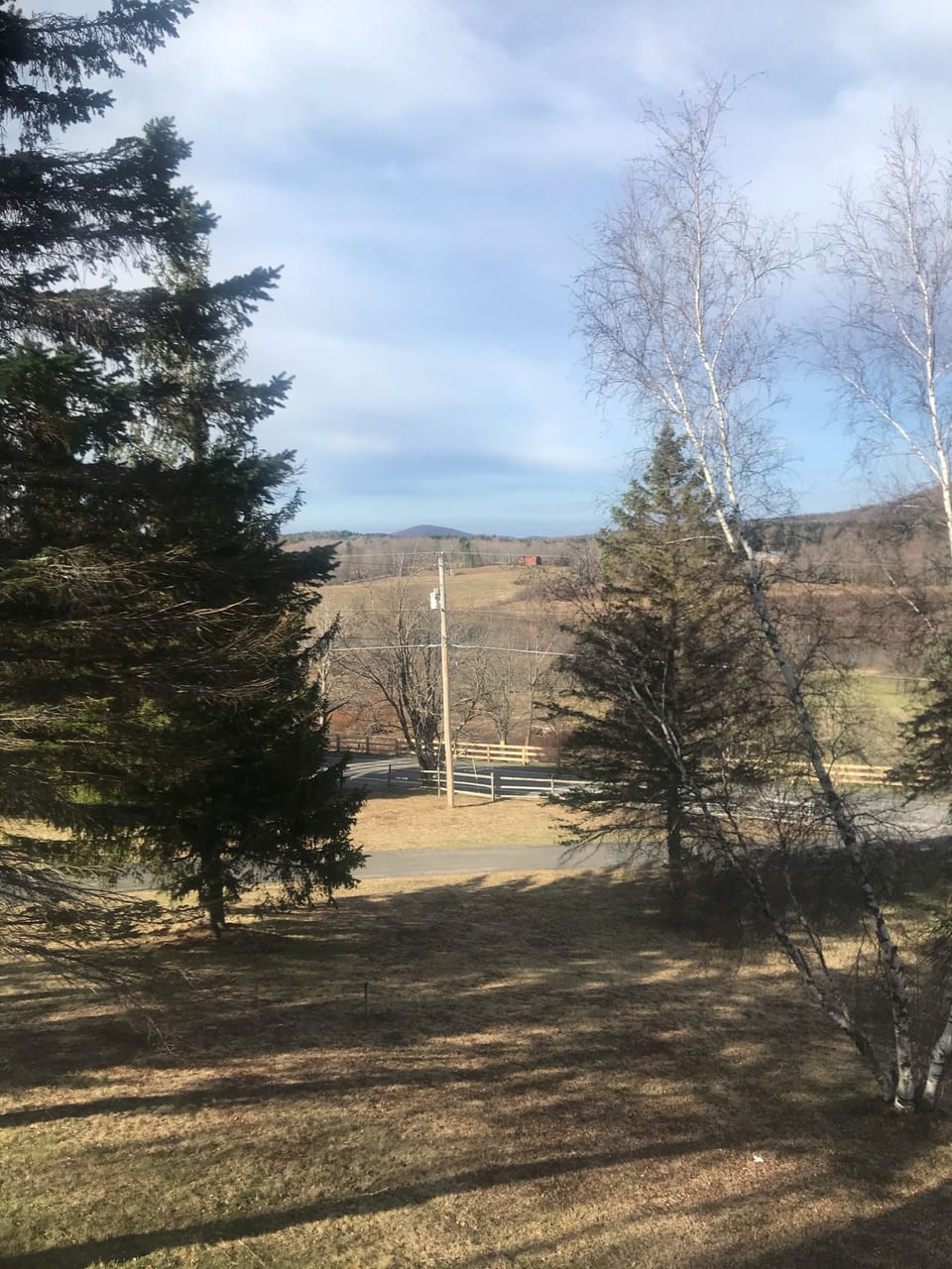 View from front porch