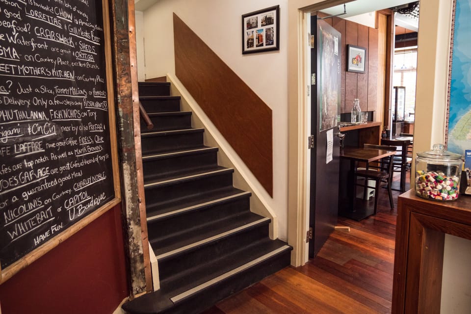 Interior entrance