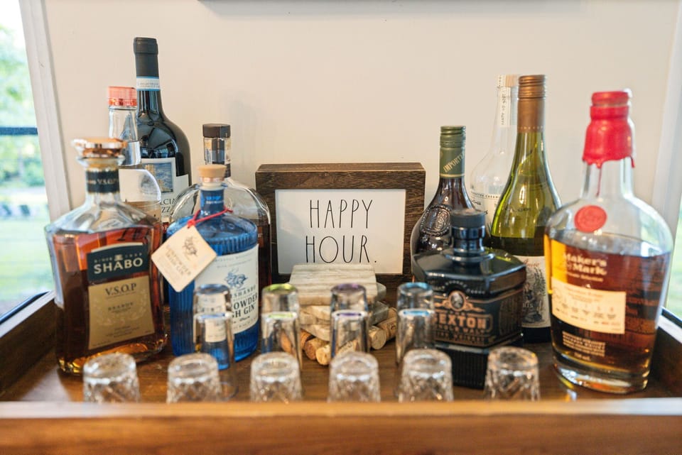 Happy hour starts whenever we want it to.