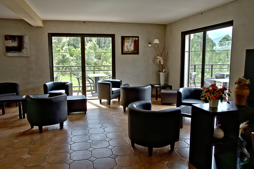 Lobby sitting area
