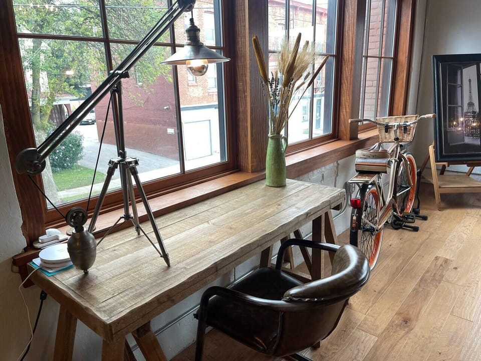 Dedicated workstation at the Button Loft