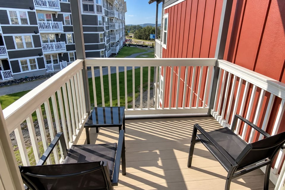 Step outside and breathe in the fresh mountain.  Guest Review from Samantha Focht: "Perfect location—just a short walk to the Village! The mountain bike storage was a fantastic bonus for us. Highly recommend!"
