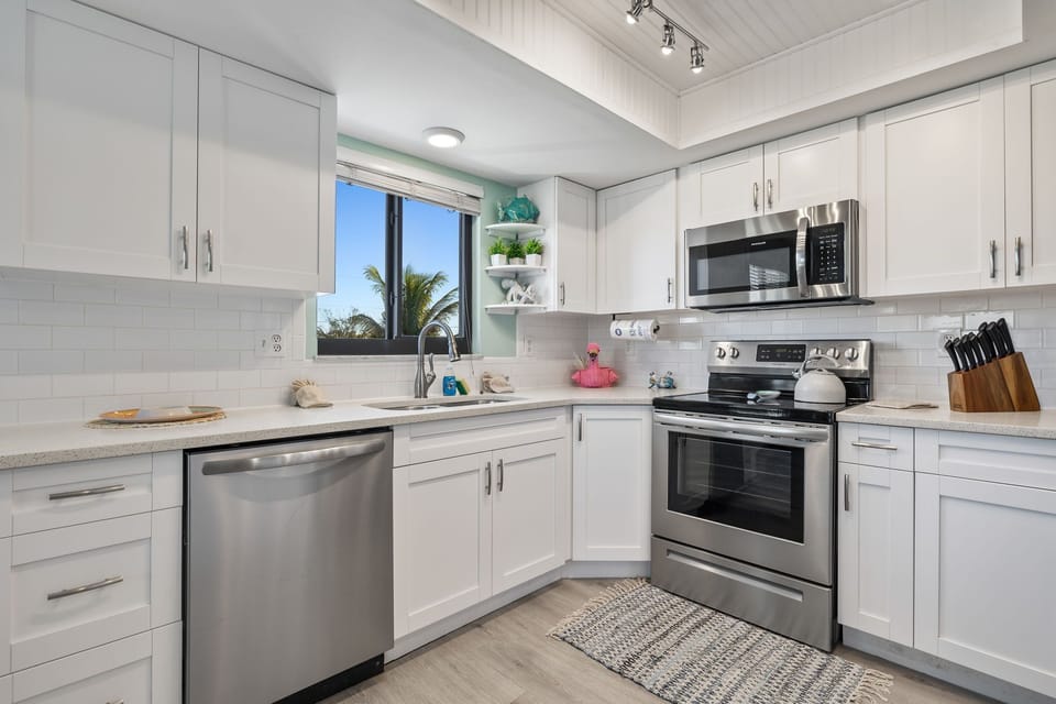 Dishwasher and microwave